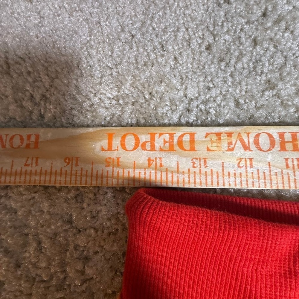LEGO x Target Jogger Sweatpants Womens Small Red Orange Side Stripe Lounge Pants - Picture 4 of 7